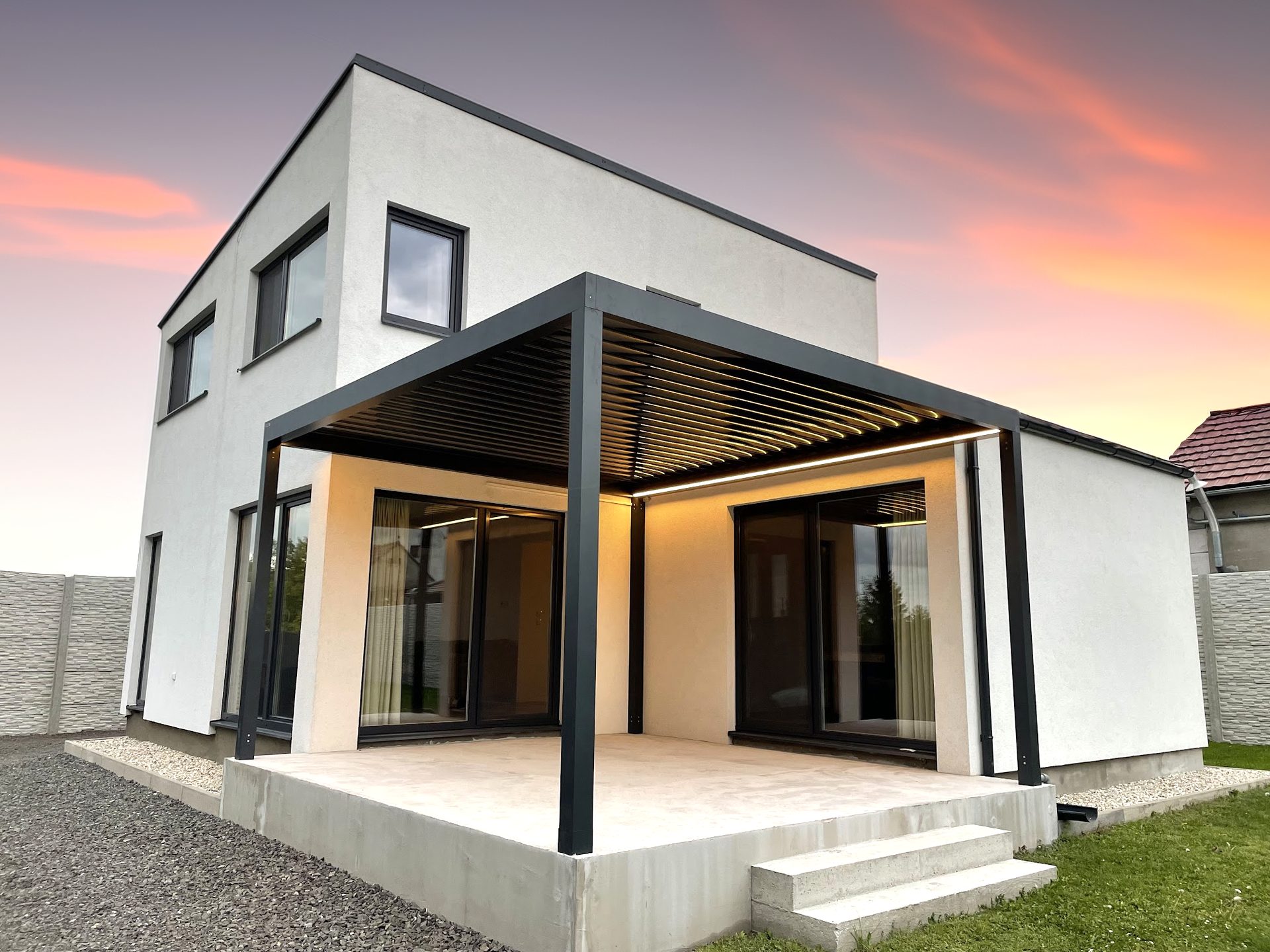 Bioklimatická pergola s LED Choceň